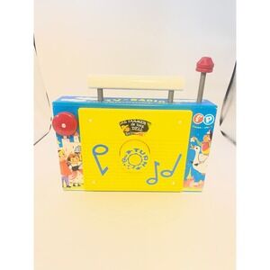Classic Fisher Price TV Radio Musical Toy Plays "Farmer In The Dell" Works